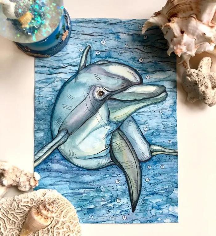 I Use Watercolor And A Black Pen To Create Illustrations That Inspire People To See The Beauty Of Nature