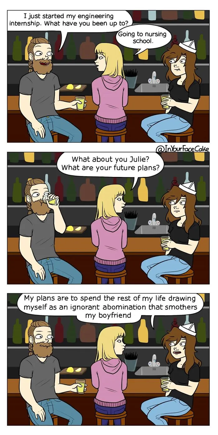 Danish Artist Illustrates Life With Her Boyfriend In 30 New Silly Comics