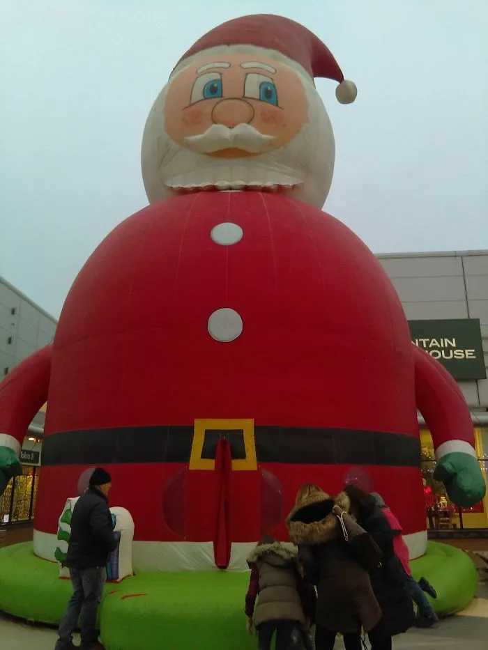 The Entrance To This Children's Bouncy Castle Looks Like Something Else
