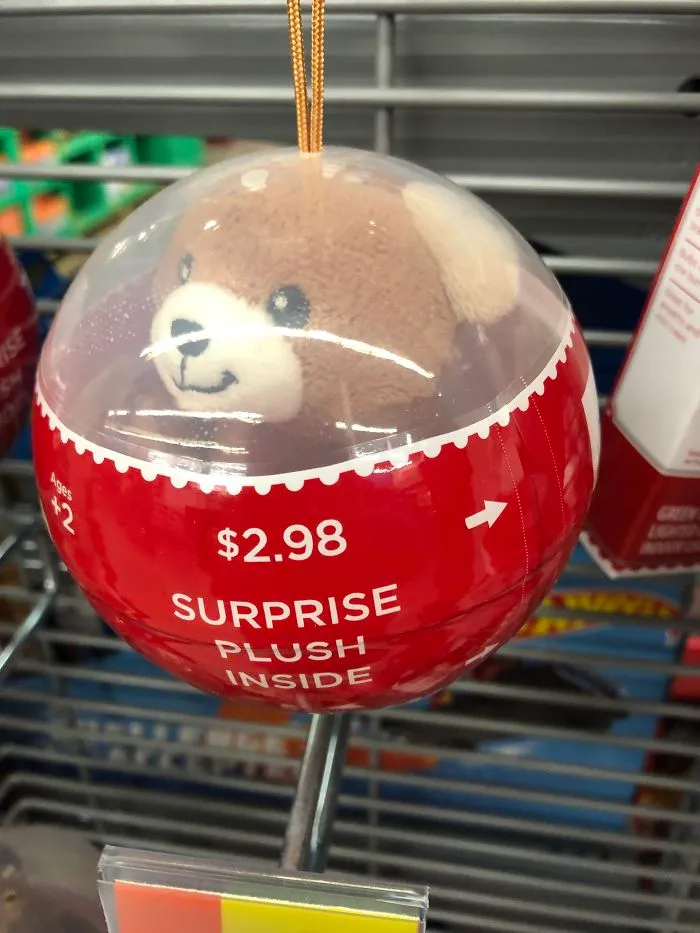 Peluche "sorpresa" dentro