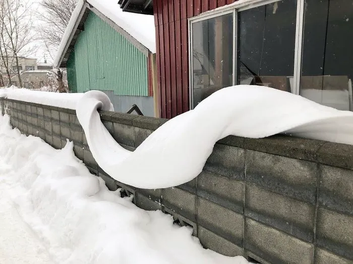 Perfectly Melted Ribbon Of Snow