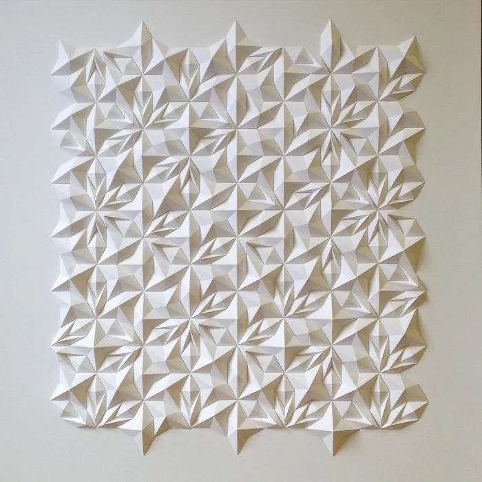 The Way This Engineer Turns Simple Sheets Of Paper Into Geometric Art Is Amazingly Satisfying (30 Pics)