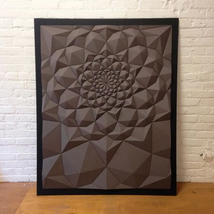 The Way This Engineer Turns Simple Sheets Of Paper Into Geometric Art Is Amazingly Satisfying (30 Pics)