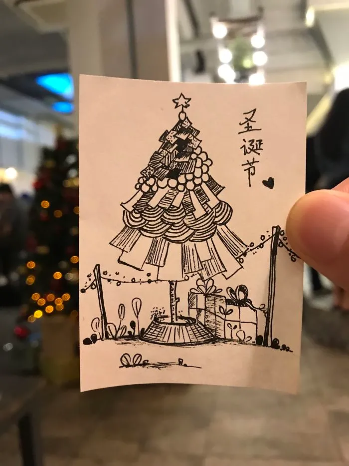 I Spent 3 Weeks Drawing Christmas Trees For The Upcoming Christmas