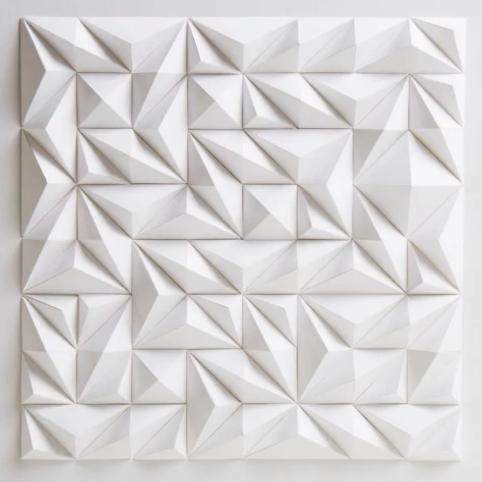 The Way This Engineer Turns Simple Sheets Of Paper Into Geometric Art Is Amazingly Satisfying (30 Pics)