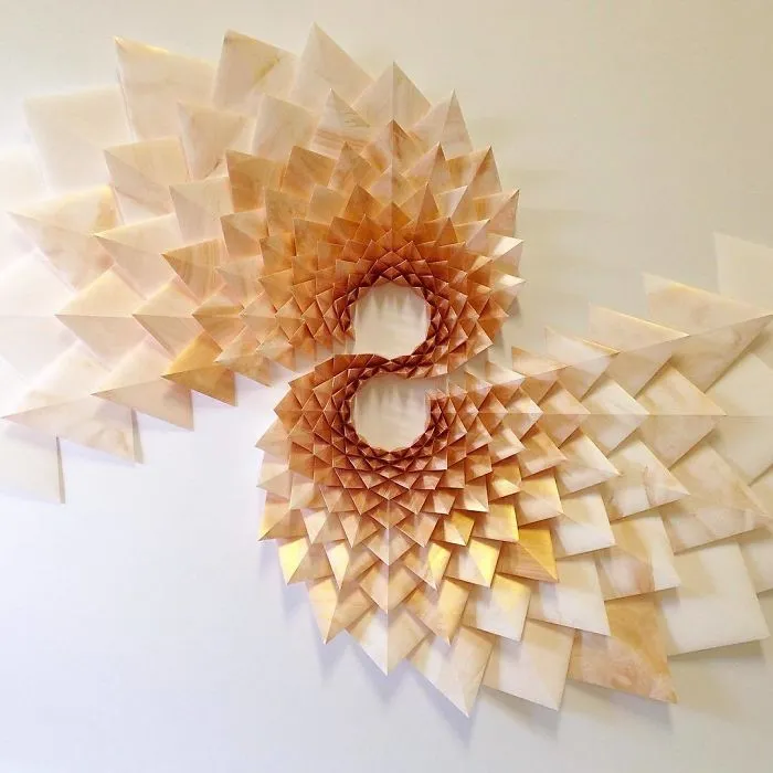 The Way This Engineer Turns Simple Sheets Of Paper Into Geometric Art Is Amazingly Satisfying (30 Pics)