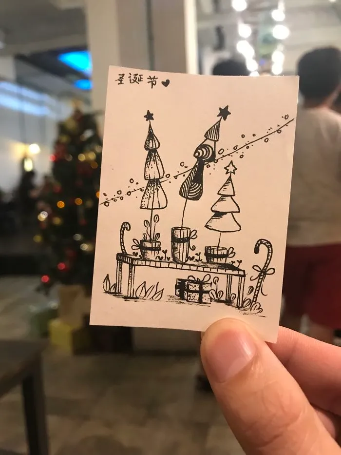 I Spent 3 Weeks Drawing Christmas Trees For The Upcoming Christmas