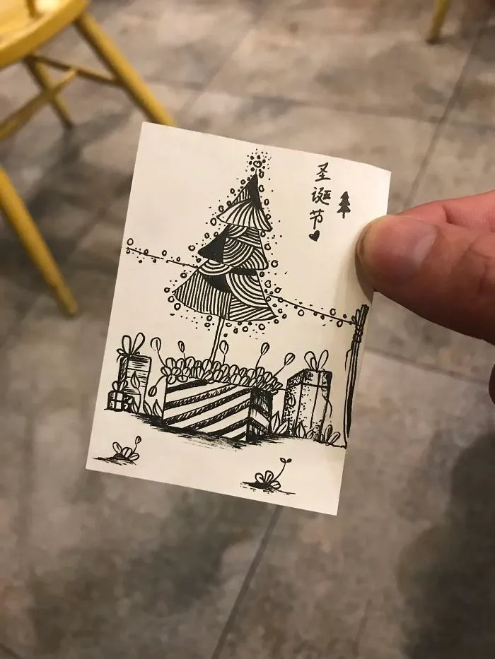 I Spent 3 Weeks Drawing Christmas Trees For The Upcoming Christmas