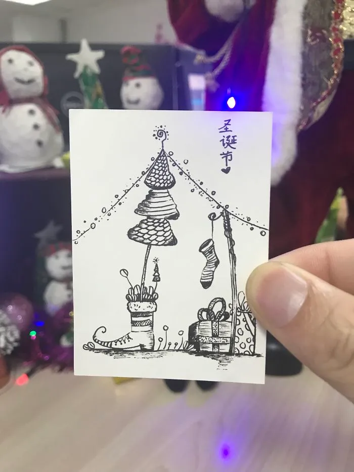 I Spent 3 Weeks Drawing Christmas Trees For The Upcoming Christmas