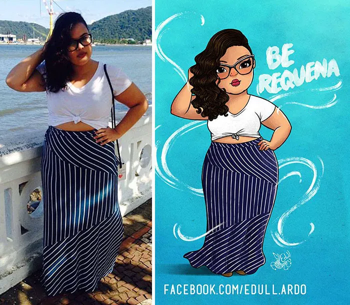 Cansado de los prejuicios contra las mujeres de talla grande, este artista las convirtió en arte