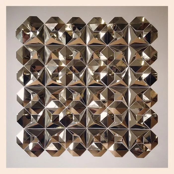 The Way This Engineer Turns Simple Sheets Of Paper Into Geometric Art Is Amazingly Satisfying (30 Pics)