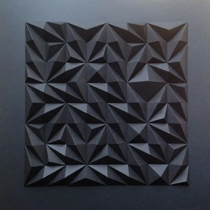 The Way This Engineer Turns Simple Sheets Of Paper Into Geometric Art Is Amazingly Satisfying (30 Pics)