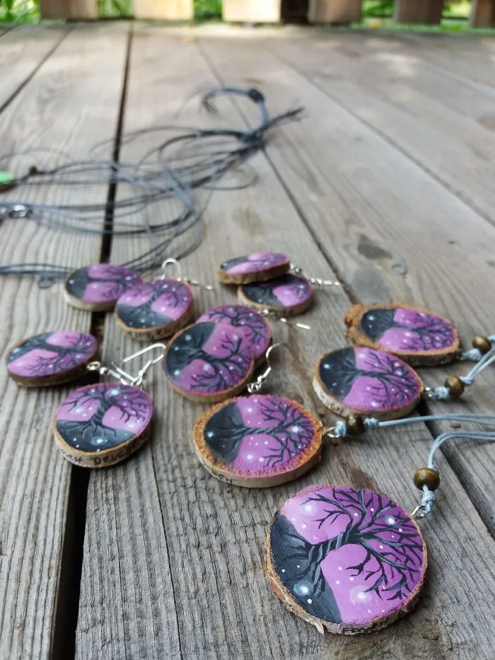 I Create Natural Jewelry From Wood Found In The Forests
