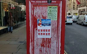 Mariah Carey Street Art On Oxford Street