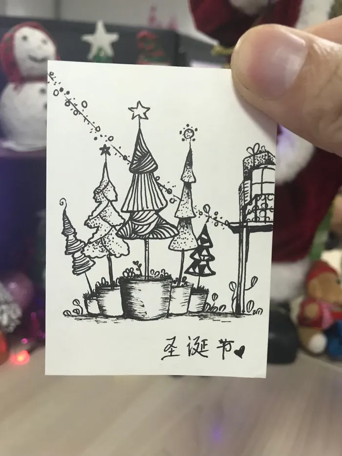 I Spent 3 Weeks Drawing Christmas Trees For The Upcoming Christmas
