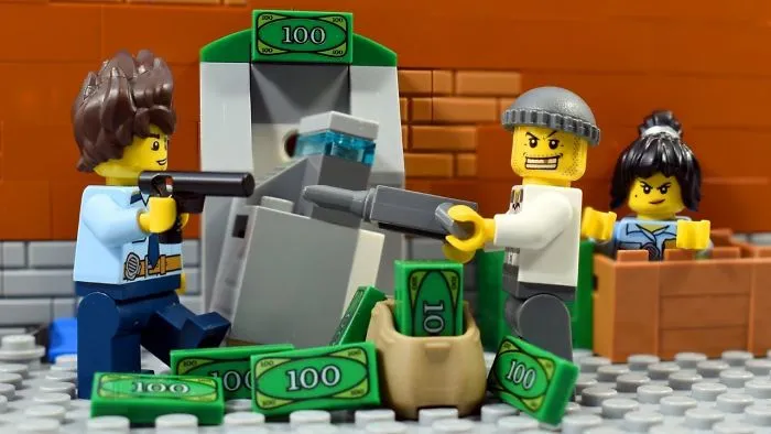 Lego City Police Ep 1 - Atm Robbery Finally Fail