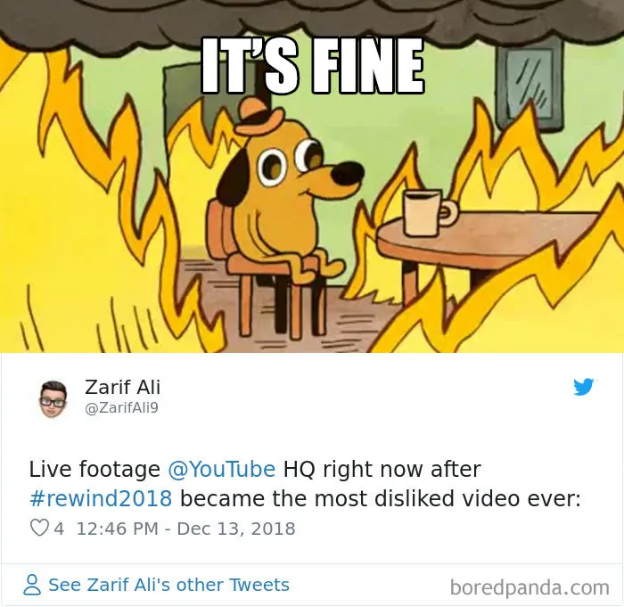 'YouTube Rewind 2018' Becomes The Most Disliked Video On Youtube, And Here Are 50 Best Reactions