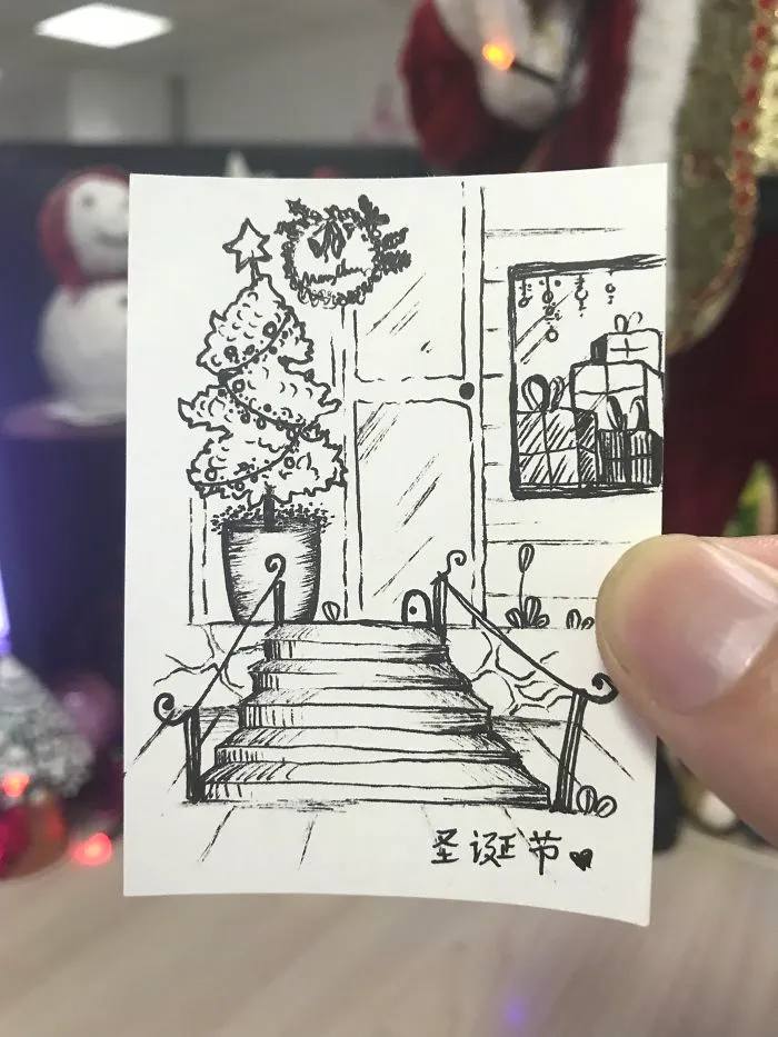 I Spent 3 Weeks Drawing Christmas Trees For The Upcoming Christmas