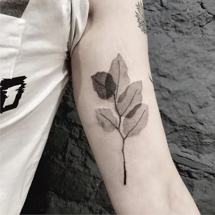 I Design Tattoos Inspired By Minimalism And Botanical Illustrations