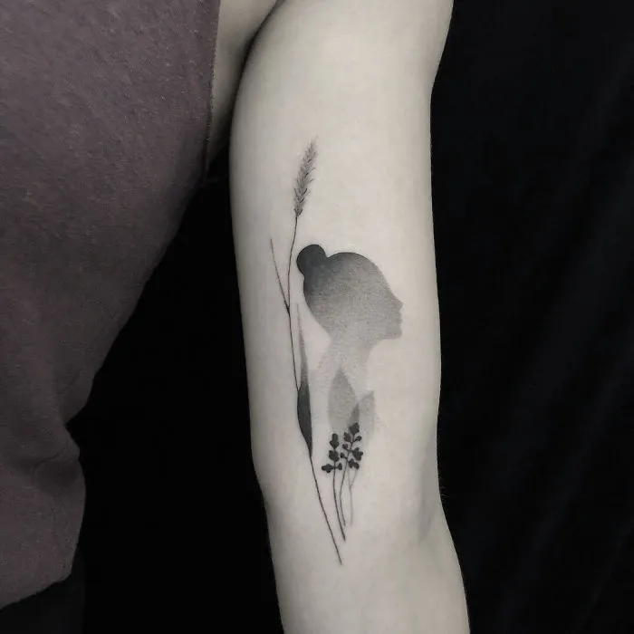 I Design Tattoos Inspired By Minimalism And Botanical Illustrations