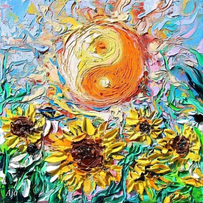 Artist’s Painting Gets Mistaken For A Van Gogh, So She Creates Brilliant ‘Starry Night’ Series (Part II)