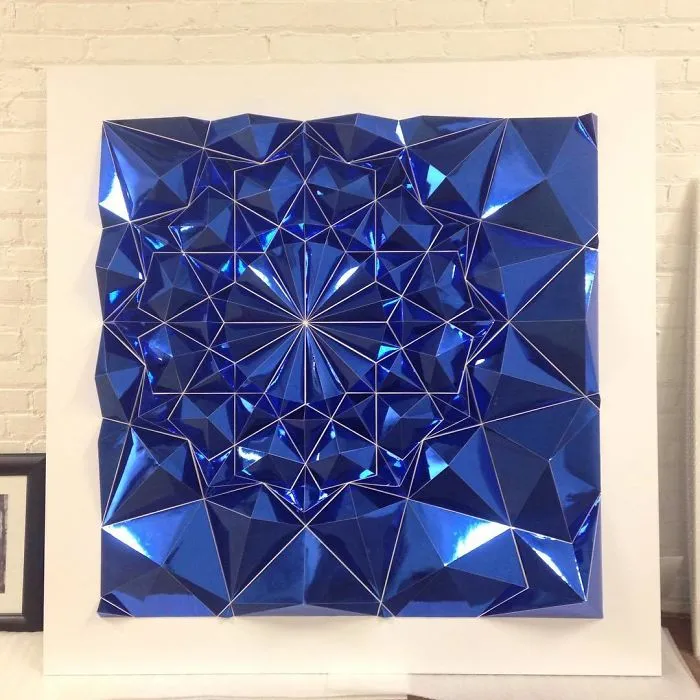 The Way This Engineer Turns Simple Sheets Of Paper Into Geometric Art Is Amazingly Satisfying (30 Pics)