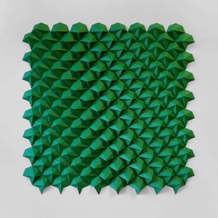 The Way This Engineer Turns Simple Sheets Of Paper Into Geometric Art Is Amazingly Satisfying (30 Pics)