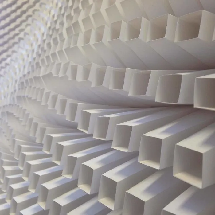 The Way This Engineer Turns Simple Sheets Of Paper Into Geometric Art Is Amazingly Satisfying (30 Pics)