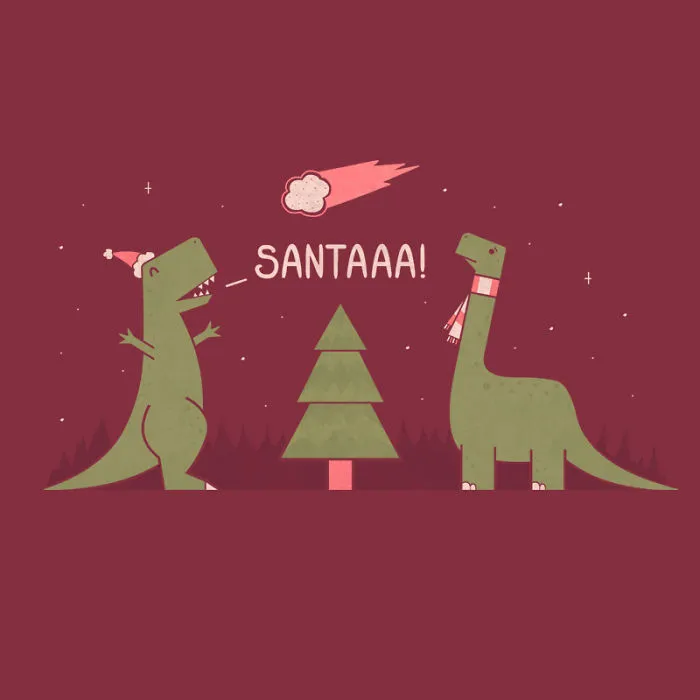 I Made Silly Christmas Illustrations To Spread Some Holiday Cheer