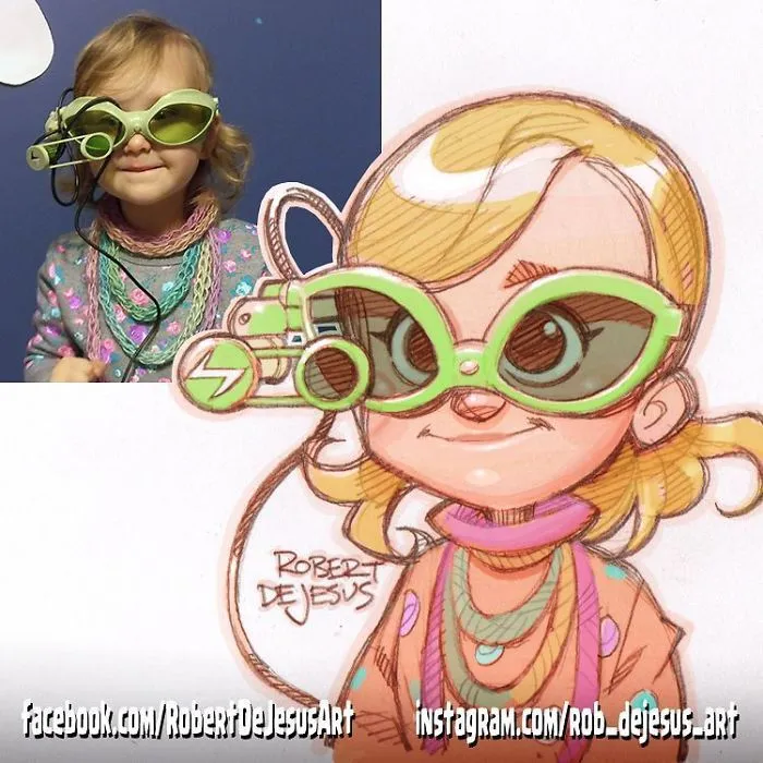 Illustrator Turns People And Their Pets Into Cartoon Characters (New Pics)