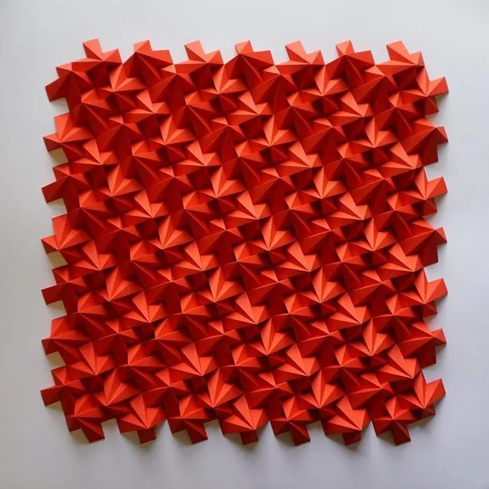 The Way This Engineer Turns Simple Sheets Of Paper Into Geometric Art Is Amazingly Satisfying (30 Pics)