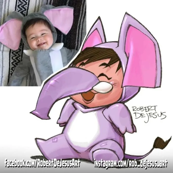 Illustrator Turns People And Their Pets Into Cartoon Characters (New Pics)