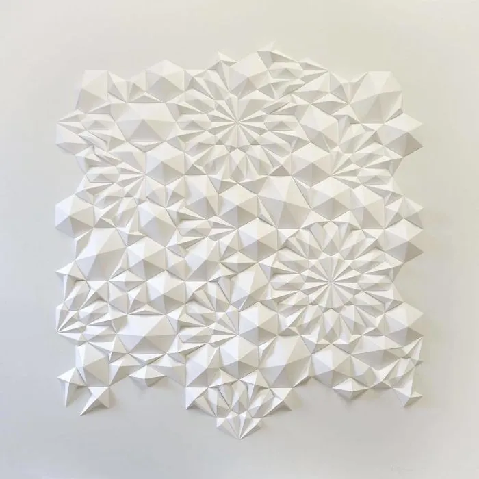 The Way This Engineer Turns Simple Sheets Of Paper Into Geometric Art Is Amazingly Satisfying (30 Pics)
