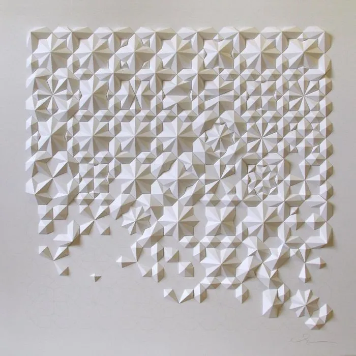 The Way This Engineer Turns Simple Sheets Of Paper Into Geometric Art Is Amazingly Satisfying (30 Pics)