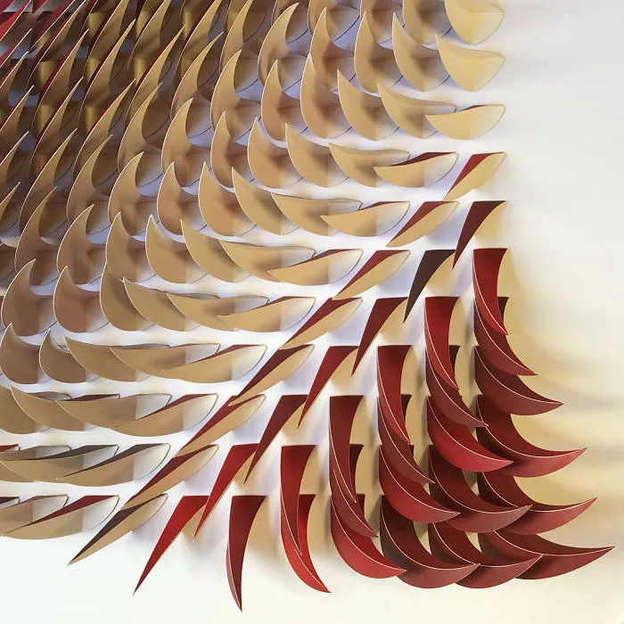 The Way This Engineer Turns Simple Sheets Of Paper Into Geometric Art Is Amazingly Satisfying (30 Pics)