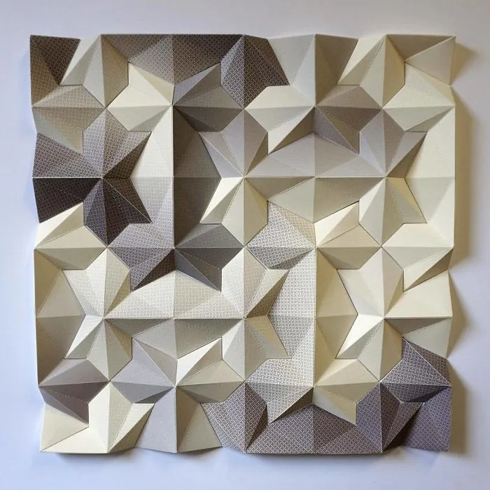 The Way This Engineer Turns Simple Sheets Of Paper Into Geometric Art Is Amazingly Satisfying (30 Pics)