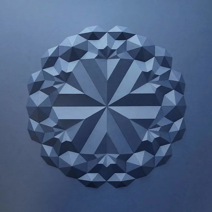 The Way This Engineer Turns Simple Sheets Of Paper Into Geometric Art Is Amazingly Satisfying (30 Pics)