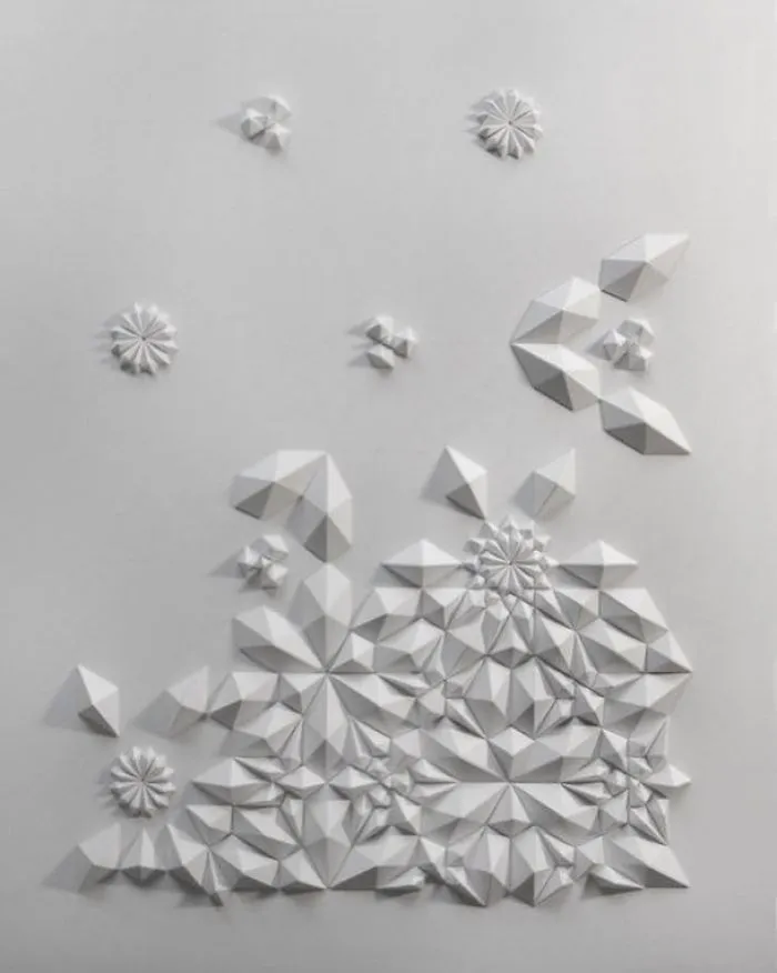 The Way This Engineer Turns Simple Sheets Of Paper Into Geometric Art Is Amazingly Satisfying (30 Pics)