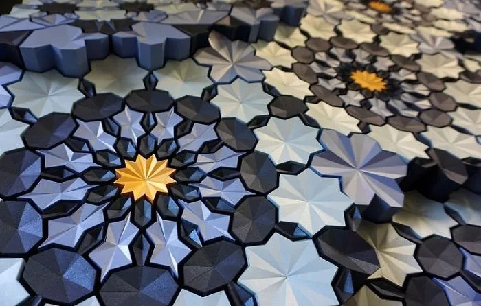 The Way This Engineer Turns Simple Sheets Of Paper Into Geometric Art Is Amazingly Satisfying (30 Pics)