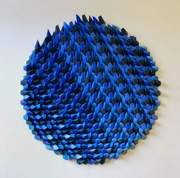 The Way This Engineer Turns Simple Sheets Of Paper Into Geometric Art Is Amazingly Satisfying (30 Pics)