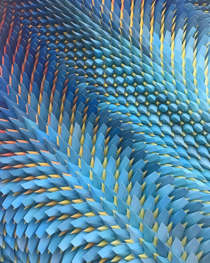 The Way This Engineer Turns Simple Sheets Of Paper Into Geometric Art Is Amazingly Satisfying (30 Pics)