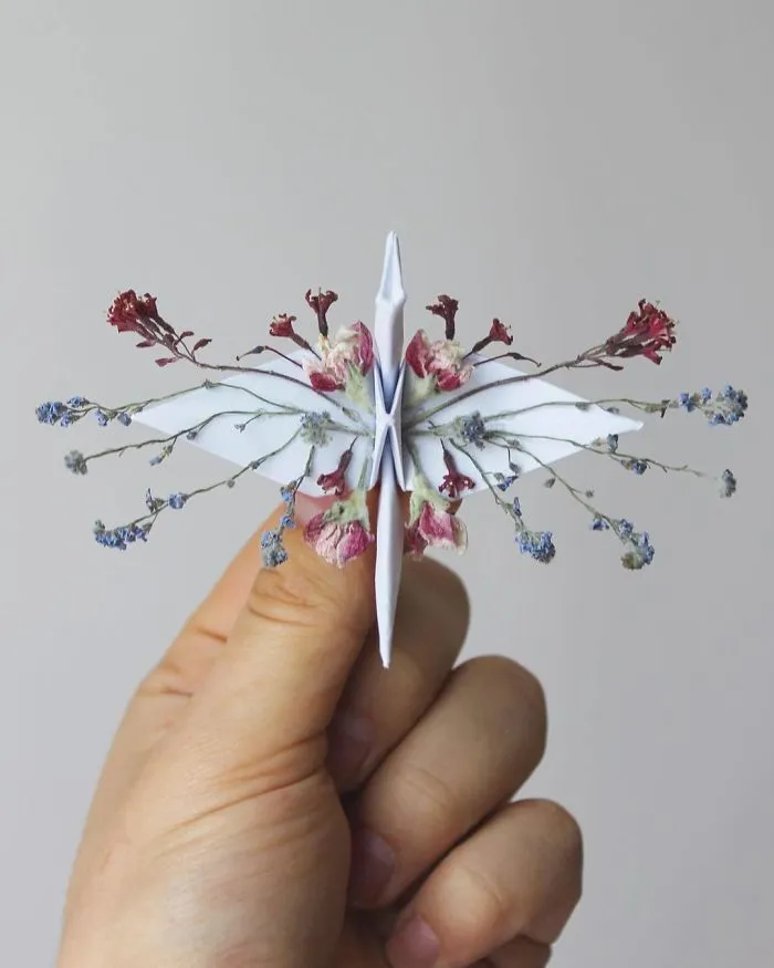 Some Time Ago I Challenged Myself To Create An Origami Crane Every Day For 1000 Days (New Pics)
