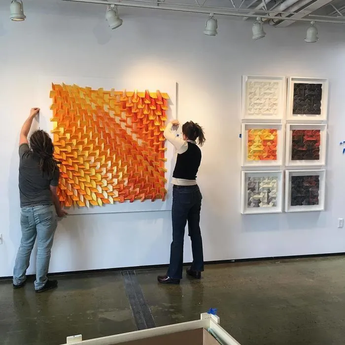 The Way This Engineer Turns Simple Sheets Of Paper Into Geometric Art Is Amazingly Satisfying (30 Pics)