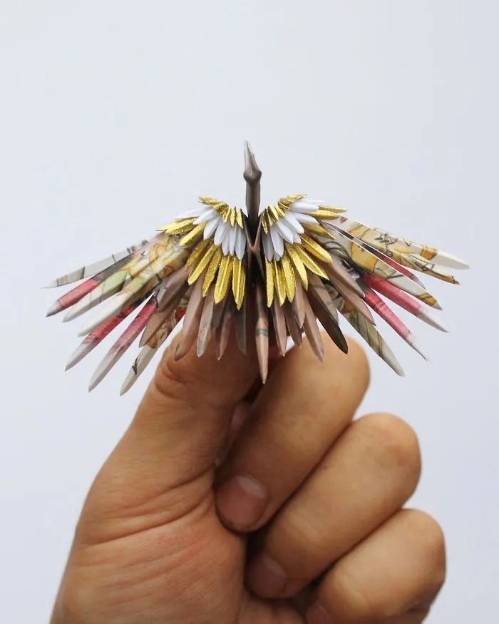 Some Time Ago I Challenged Myself To Create An Origami Crane Every Day For 1000 Days (New Pics)