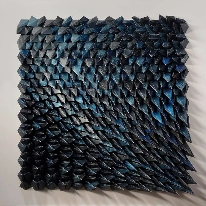 The Way This Engineer Turns Simple Sheets Of Paper Into Geometric Art Is Amazingly Satisfying (30 Pics)