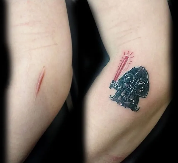 40 Tatuadores que triunfaron cubriendo cicatrices y marcas de nacimiento