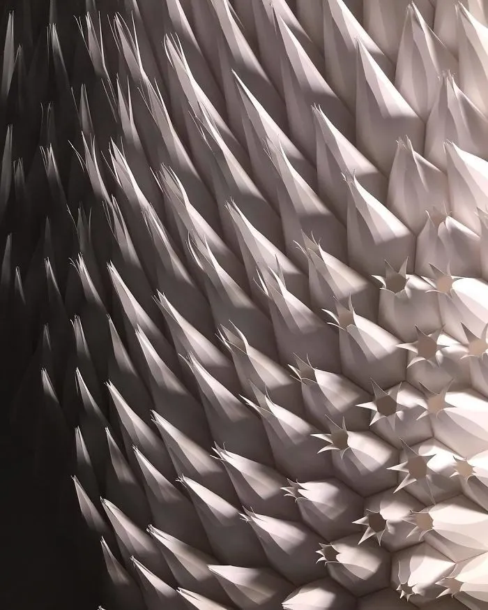 The Way This Engineer Turns Simple Sheets Of Paper Into Geometric Art Is Amazingly Satisfying (30 Pics)