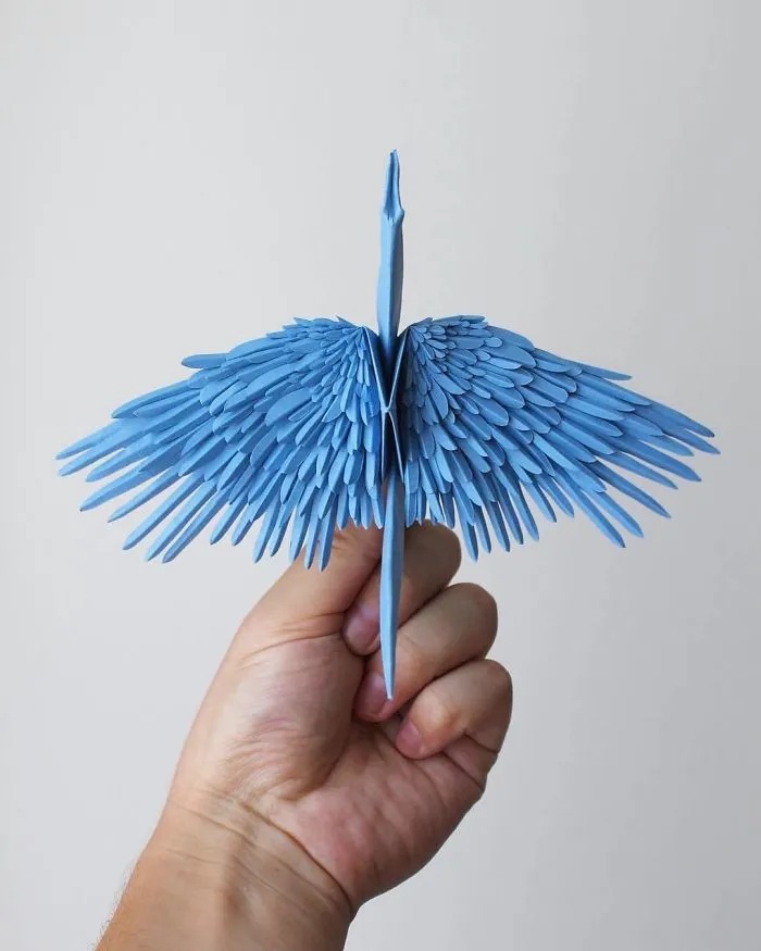 Some Time Ago I Challenged Myself To Create An Origami Crane Every Day For 1000 Days (New Pics)
