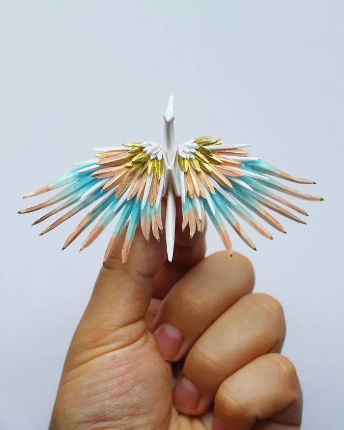 Some Time Ago I Challenged Myself To Create An Origami Crane Every Day For 1000 Days (New Pics)