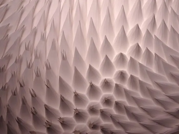 The Way This Engineer Turns Simple Sheets Of Paper Into Geometric Art Is Amazingly Satisfying (30 Pics)